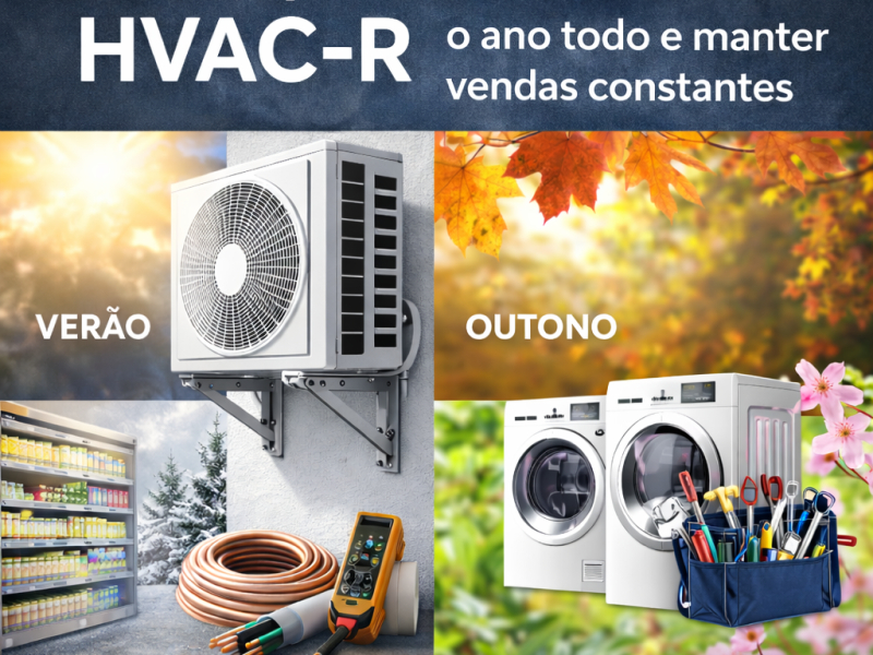 Como aproveitar o mercado HVAC-R o ano todo e manter vendas constantes