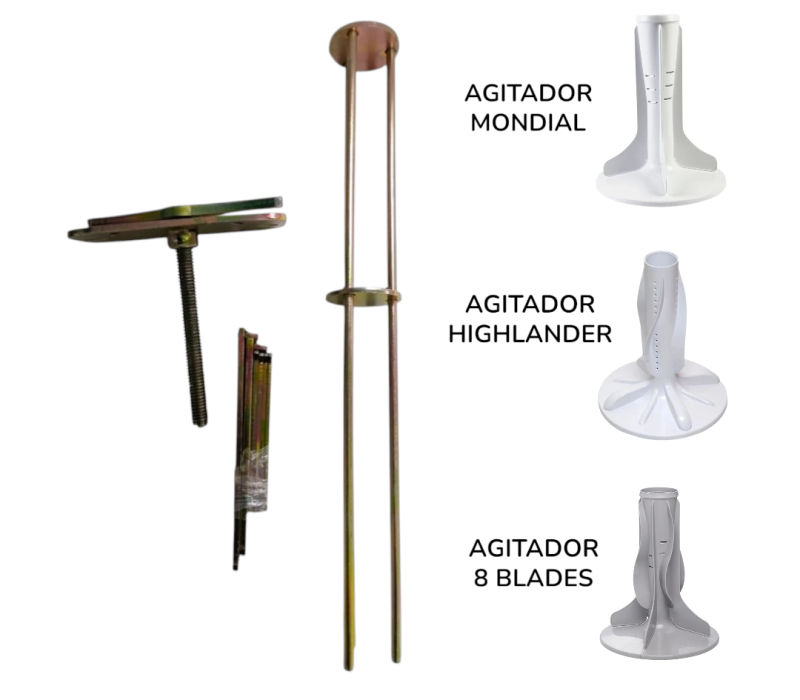 SACA AGITADOR MONDIAL/ 8 blades/ bwg